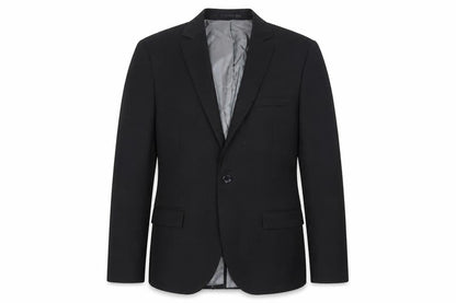 Mens UK Size 38 Topman Regular Black Suit Jacket