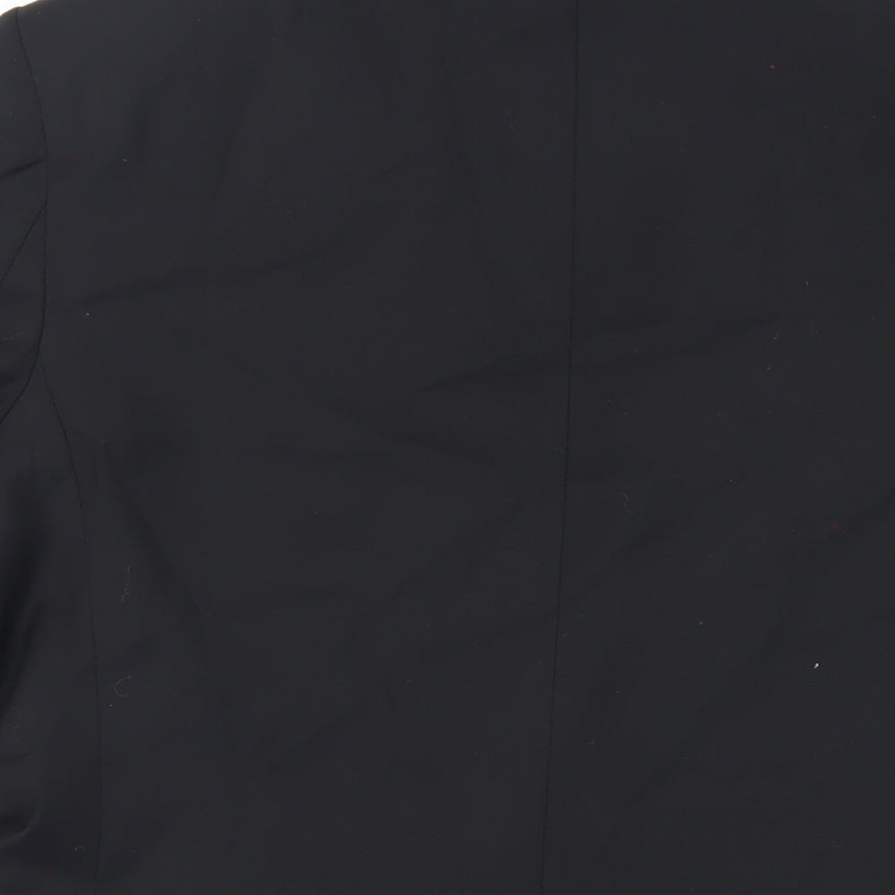 Mens UK Size 38 Topman Regular Black Suit Jacket