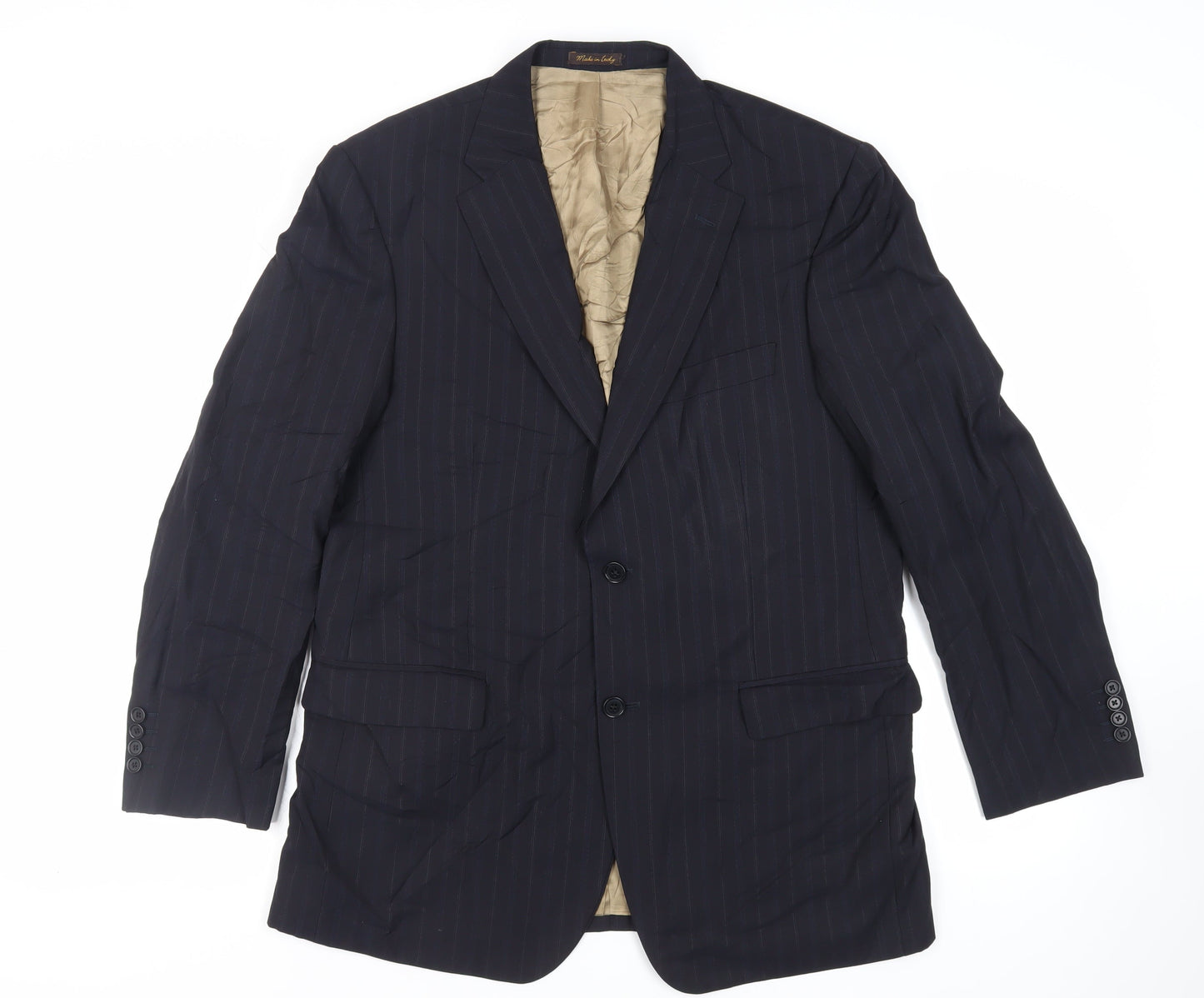 Mens UK Size 42 Marks and Spencer Regular Blue Suit Jacket