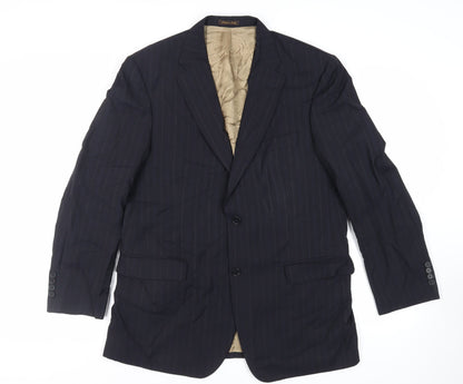 Mens UK Size 42 Marks and Spencer Regular Blue Suit Jacket