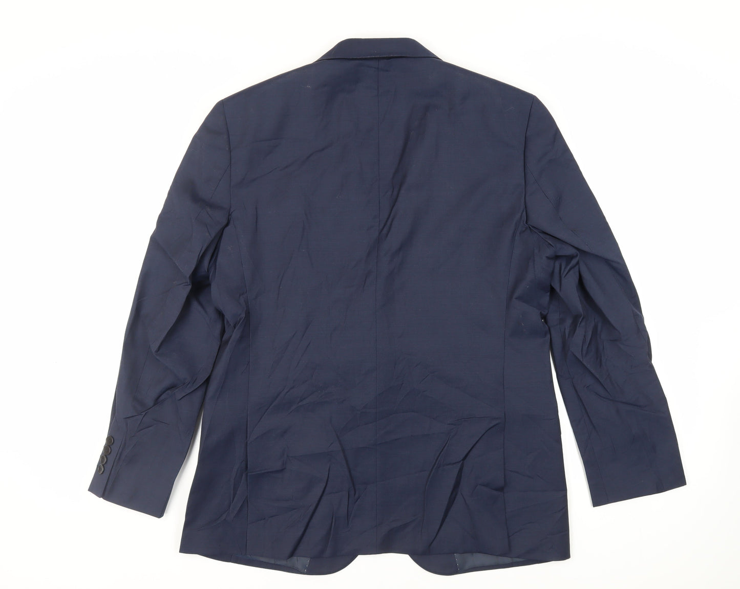 Mens UK Size 42 Marks and Spencer Regular Blue Suit Jacket