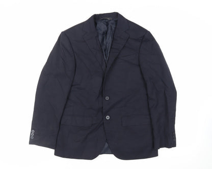 Mens UK Size 38 Marks and Spencer Regular Blue Suit Jacket