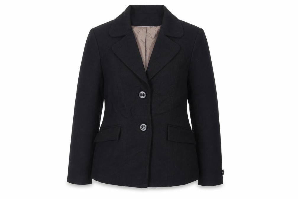 Womens UK Size 16 J.Taylor Black Kimono Coat