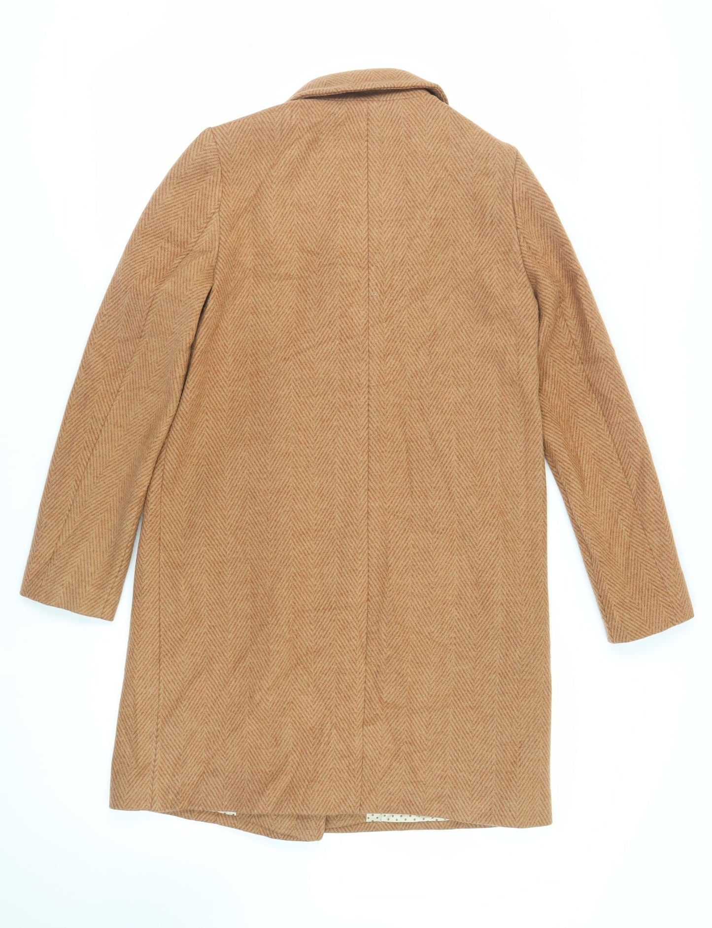 Womens UK Size 10 NEXT Brown Overcoat