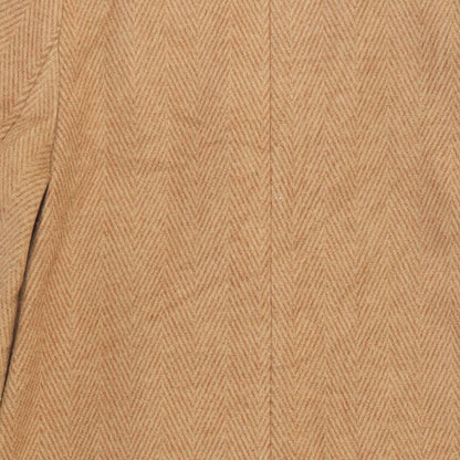 Womens UK Size 10 NEXT Brown Overcoat