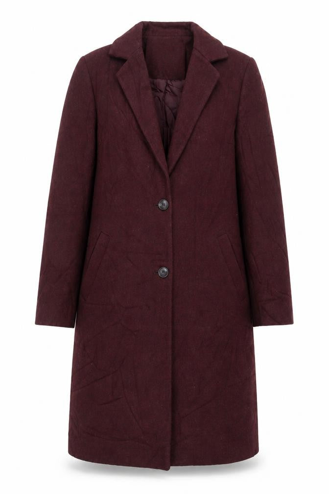 Womens UK Size 8 New Look Purple Overcoat