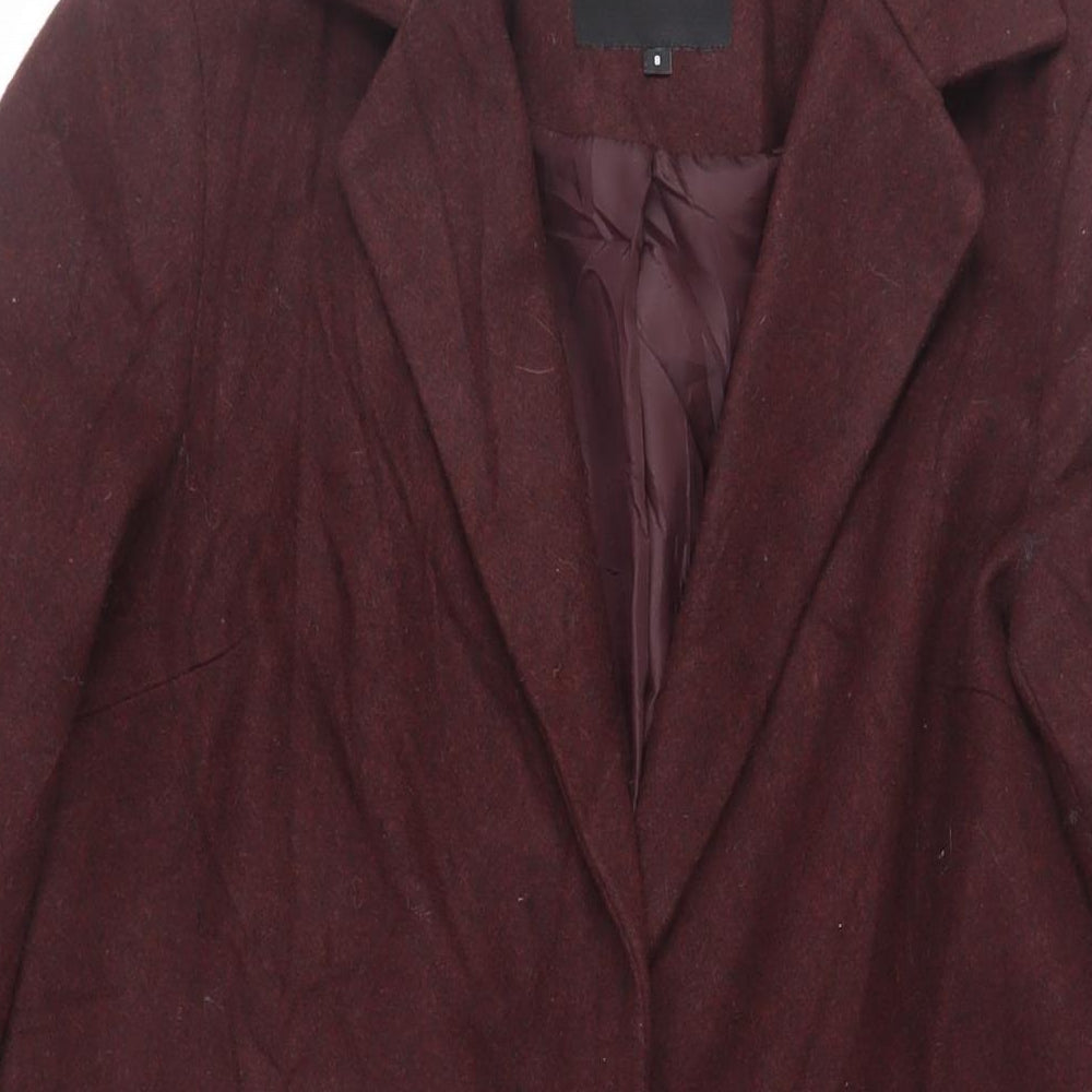 Womens UK Size 8 New Look Purple Overcoat