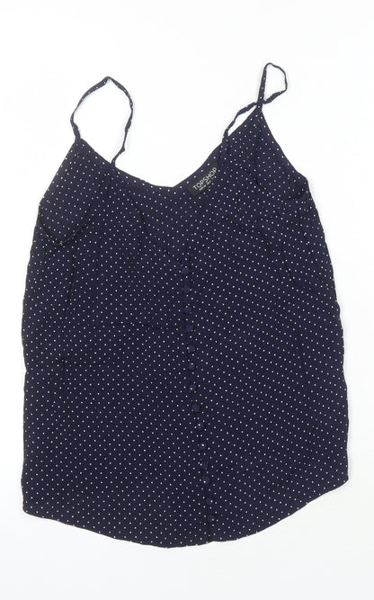 Womens UK Size 6 Topshop Multicoloured Camisole Blouse