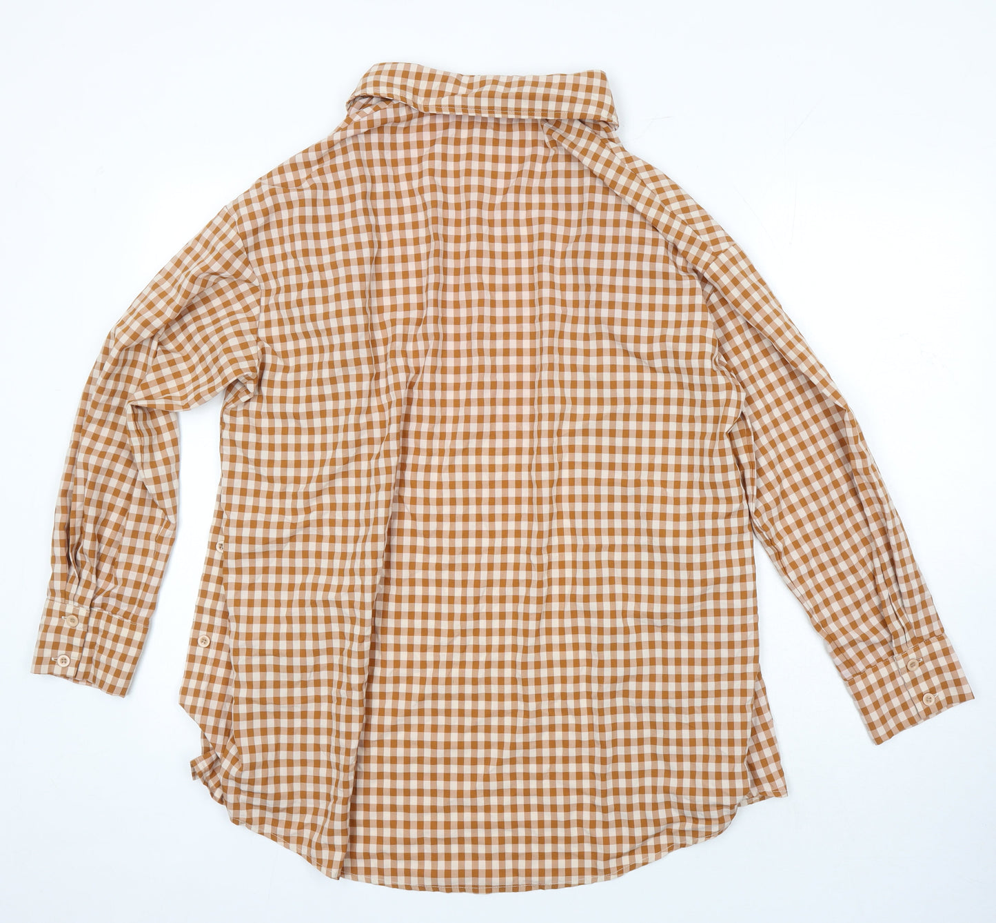 Womens UK Size 10 PRETTYLITTLETHING Multicoloured Basic Button-Up