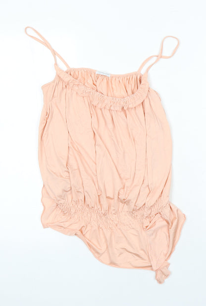 Womens UK Size 10 Topshop Orange Camisole Blouse