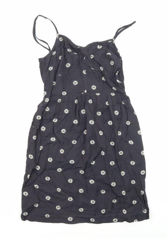 Jack Wills Womens Multicoloured Floral Viscose Shift Size 6 Sweetheart