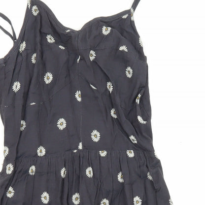 Jack Wills Womens Multicoloured Floral Viscose Shift Size 6 Sweetheart