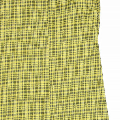 Marisa Atitude Womens Multicoloured Check Polyester Blend Shift Size 8 Square Neck