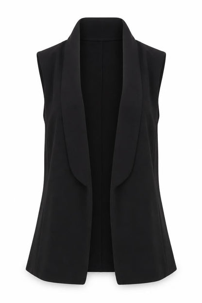 Womens UK Size 10 New Look Black Kimono Coat