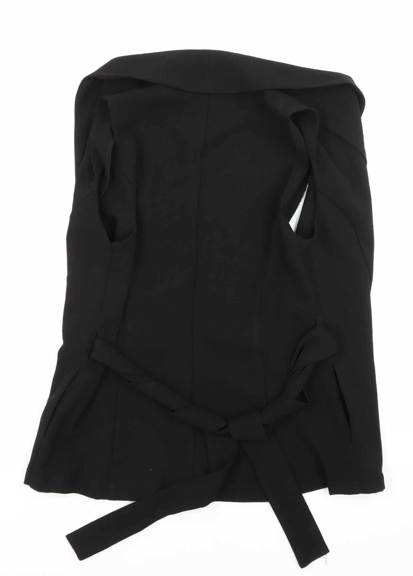 Womens UK Size 10 New Look Black Kimono Coat