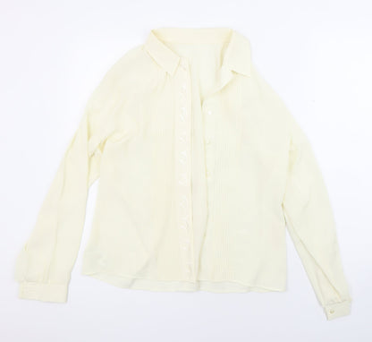 Womens UK Size 14 St Michael Ivory Basic Blouse