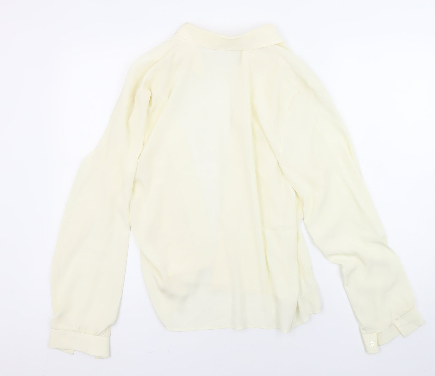 Womens UK Size 14 St Michael Ivory Basic Blouse