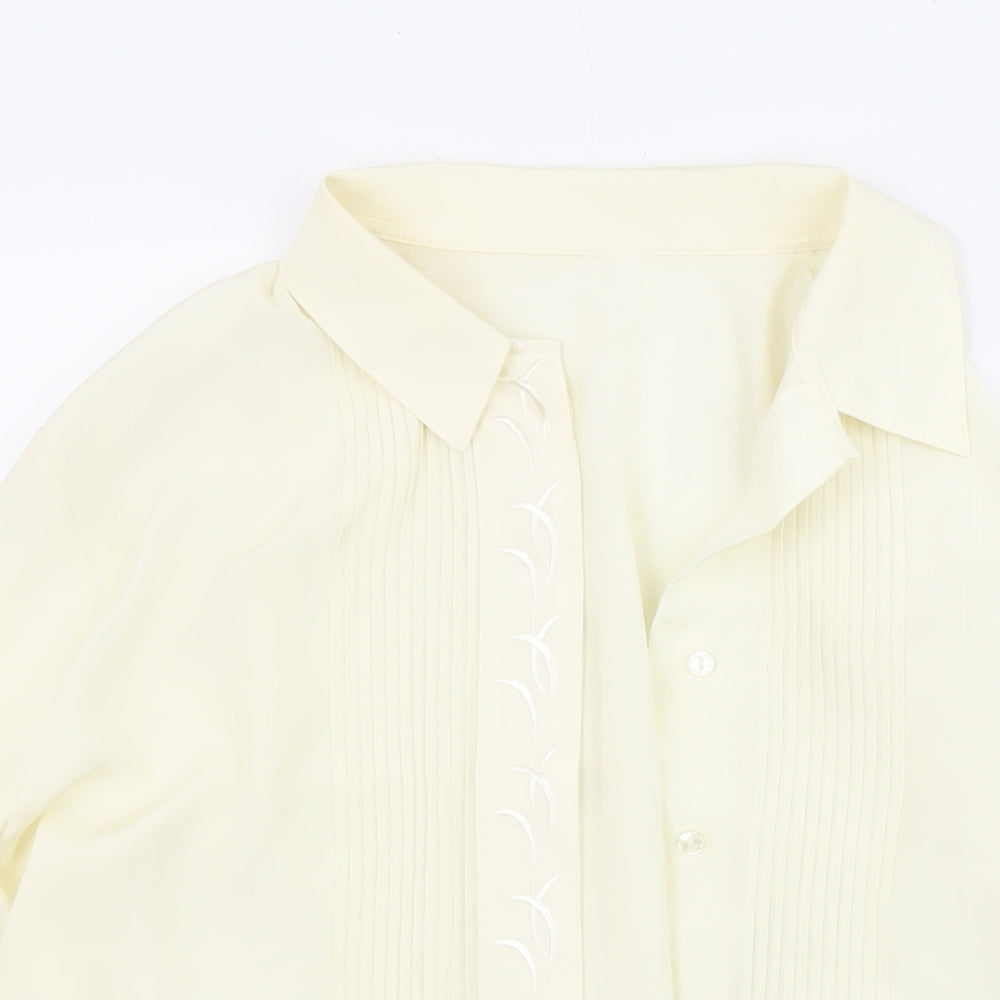 Womens UK Size 14 St Michael Ivory Basic Blouse