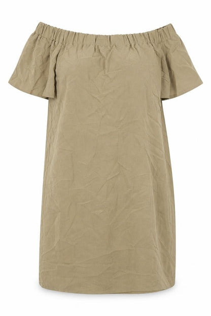 Womens UK Size 12 H&M Green Tunic Blouse