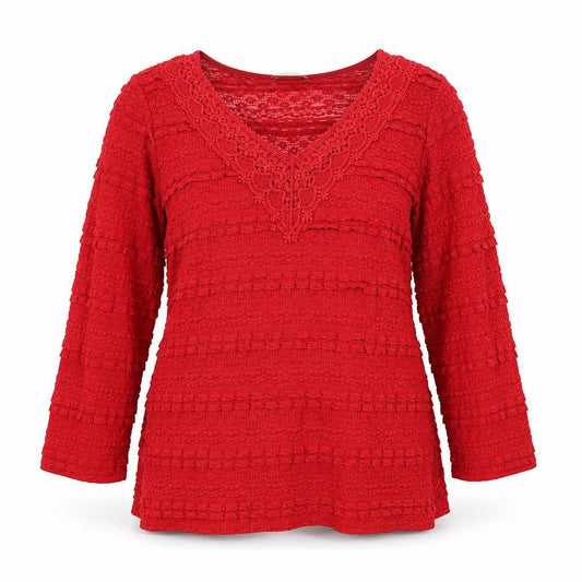 Womens UK Size M Per Una Red Tunic Blouse