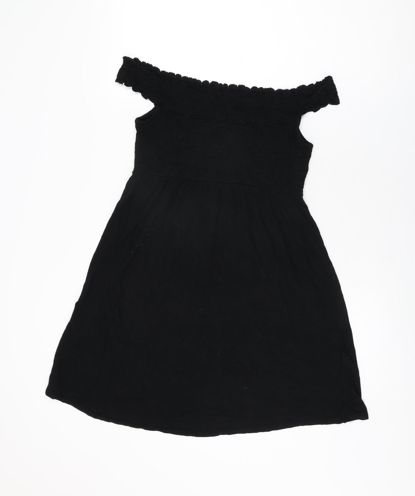 Womens UK Size M H&M Black Basic T-Shirt
