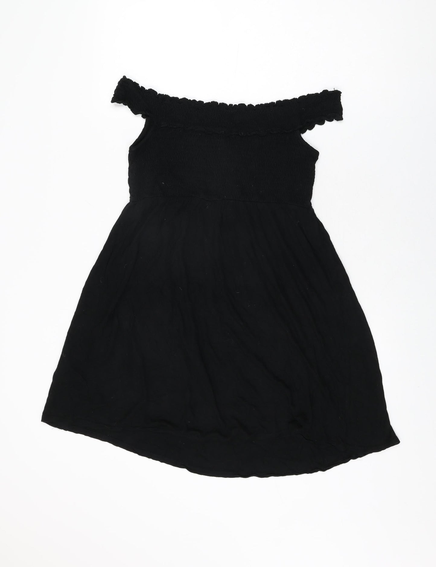 Womens UK Size M H&M Black Basic T-Shirt