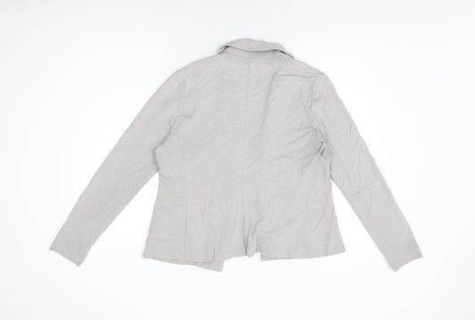 John Lewis Womens Grey Jacket Size 16