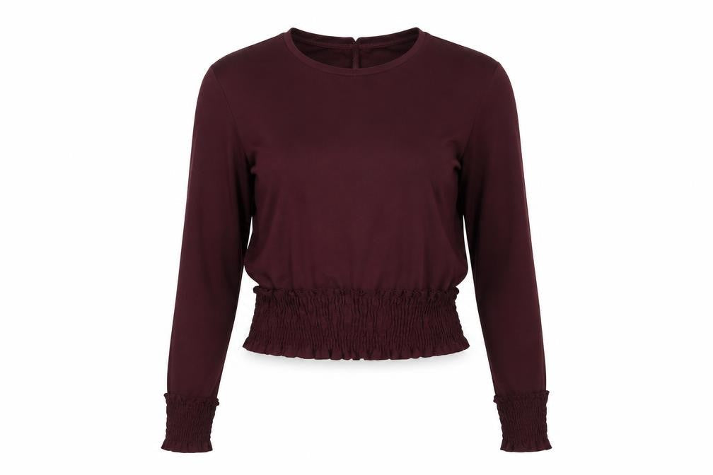 Womens UK Size S Zara Purple Basic T-Shirt