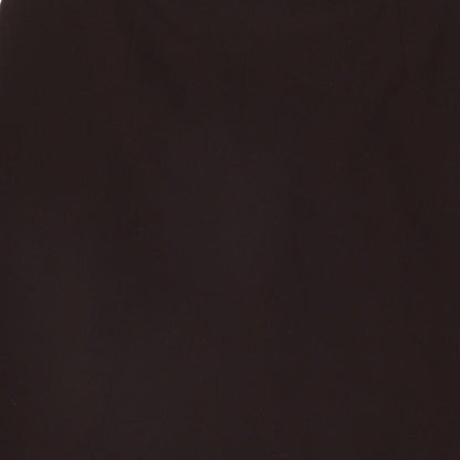 Bonmarché Womens Brown Polyester Swing Skirt Size 16 Zip