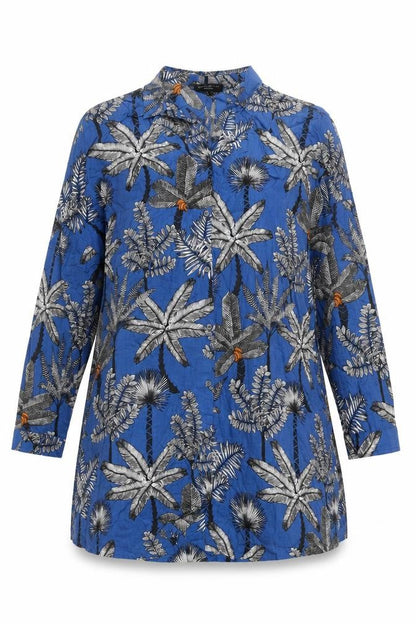 Womens UK Size L NEXT Blue Basic Button-Up