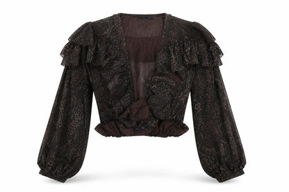 Womens UK Size 8 Nasty Gal Black Basic Blouse