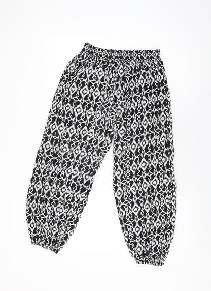 Womens UK Size M Marks and Spencer Regular Fit  Black Trousers