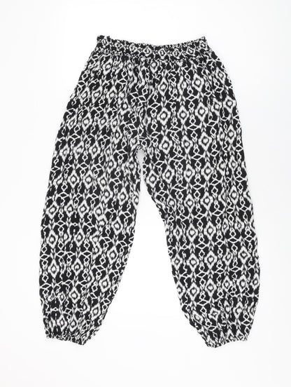 Womens UK Size M Marks and Spencer Regular Fit  Black Trousers