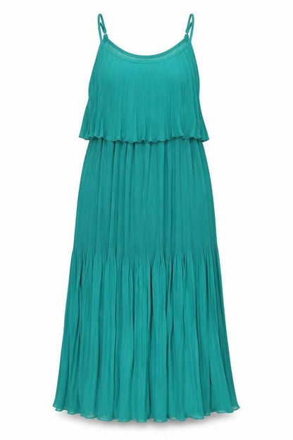 Glamorous Womens Green Polyester Maxi Size 12 Scoop Neck Pullover