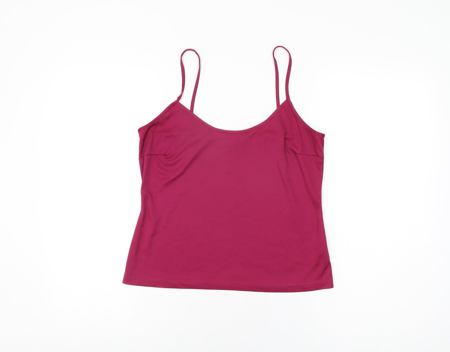Womens UK Size 12 Debenhams Purple Camisole T-Shirt