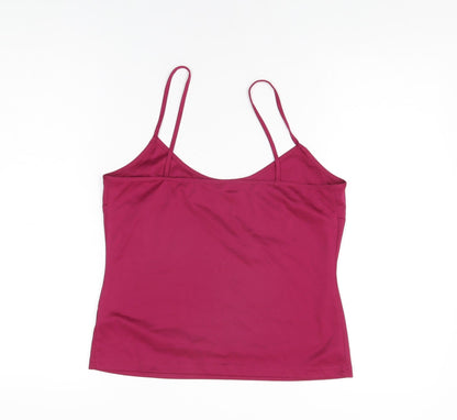 Womens UK Size 12 Debenhams Purple Camisole T-Shirt