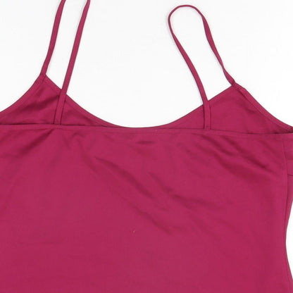 Womens UK Size 12 Debenhams Purple Camisole T-Shirt