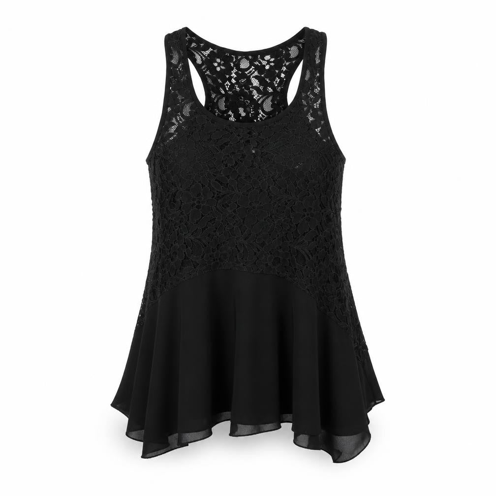 Womens UK Size S Vouley Vous Black Basic T-Shirt
