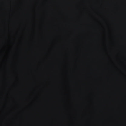 Womens UK Size 12 Warehouse Black Kimono Coat