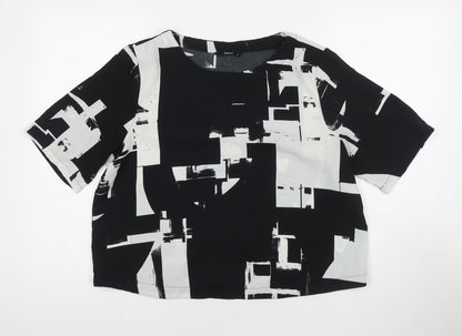 Womens UK Size 12 Only Black Basic Blouse