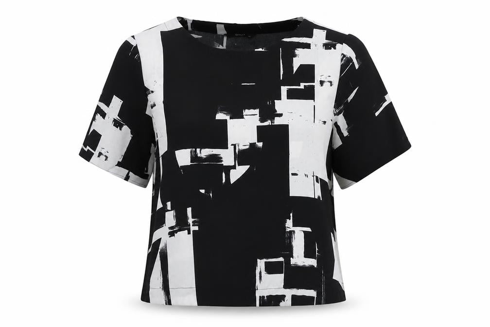 Womens UK Size 12 Only Black Basic Blouse