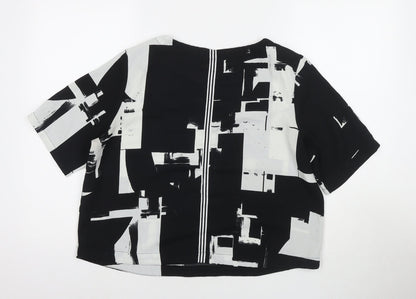 Womens UK Size 12 Only Black Basic Blouse