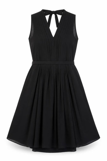 Jack Wills Womens Black Polyester Trapeze & Swing Size 8 V-Neck Pullover