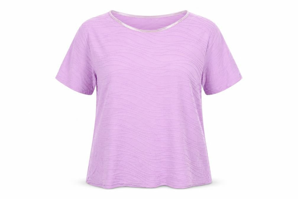 Womens UK Size 18 EWM Purple Basic T-Shirt