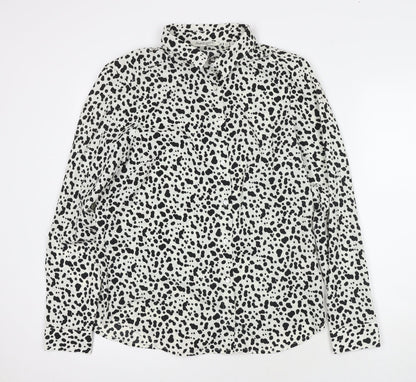 Womens UK Size S Brave Soul Multicoloured Basic Button-Up