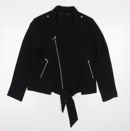 Womens UK Size S Zara Black Jacket