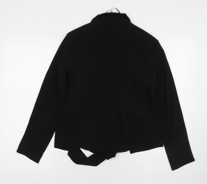 Womens UK Size S Zara Black Jacket