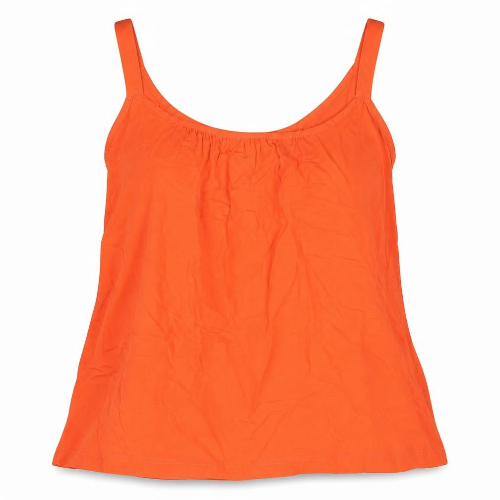 Womens UK Size 8 Marks and Spencer Orange Basic Tank
