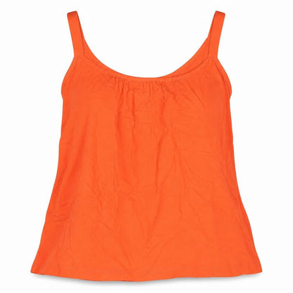 Womens UK Size 8 Marks and Spencer Orange Basic Tank