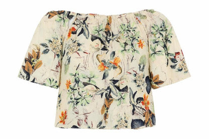 Womens UK Size 8 Boohoo Multicoloured Basic Blouse